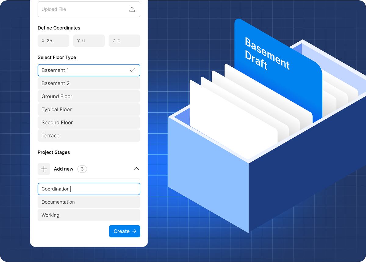 Project Browser in DesignDrafter